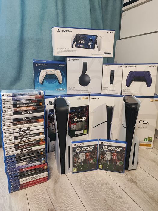Sony PlayStation Ps5 Slim 1Tb + диск