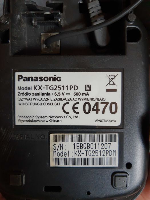Telefon bezprzewodowy dual Panasonic KX-TG2511PD