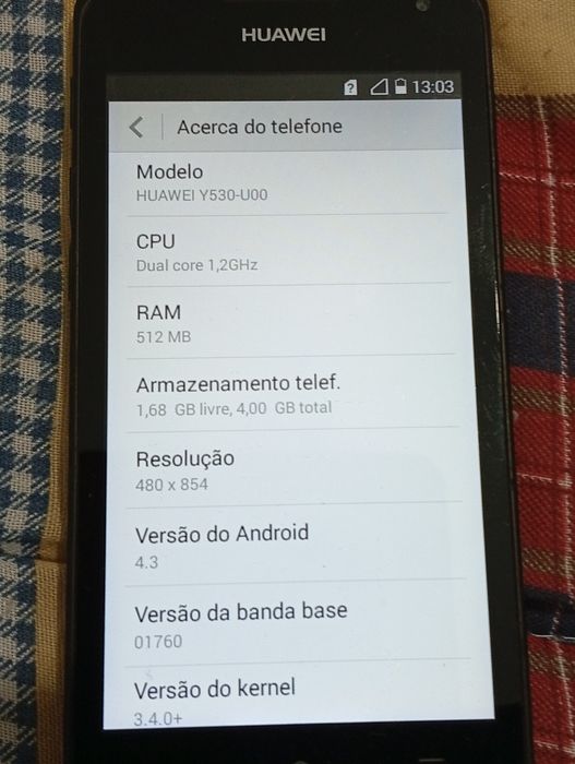 Smartphone Huawei Y530 da Meo