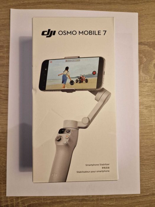 Gimbal Estabilizador DJI Osmo Mobile 7 + Case + Microfone Boya (novo]