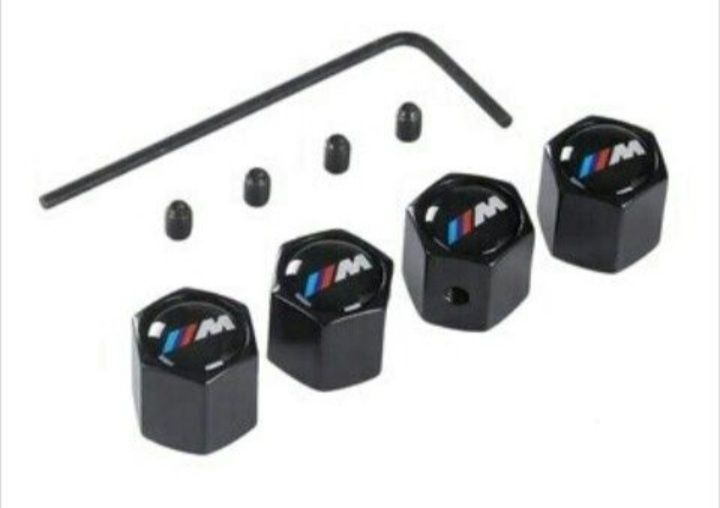 Pipos para pneus de carro ANTIi-ROUBO novos diversas marcas preto/crom