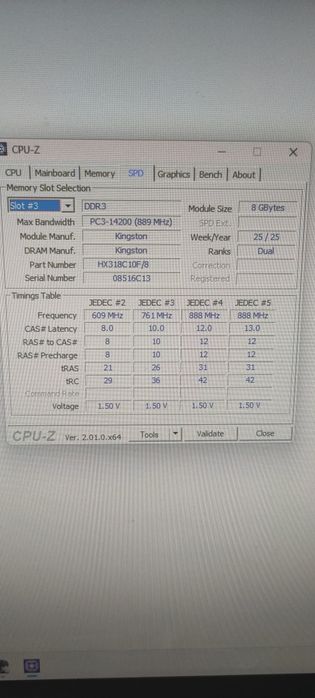 DDR3 hyperx fury 16 gb