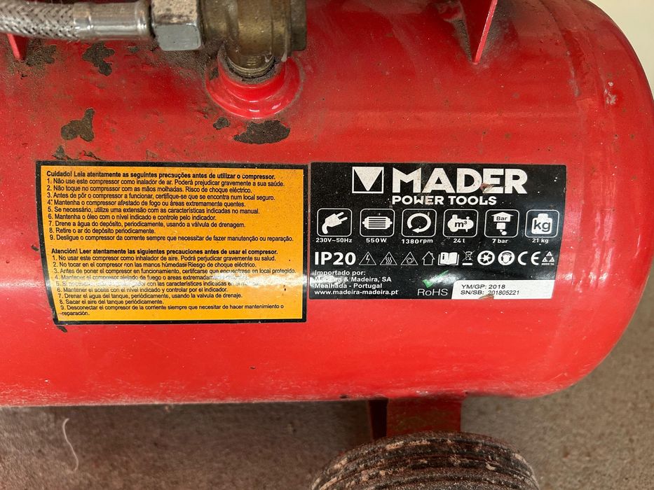 Compressor electrico silencioso Mader