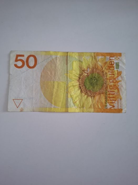 Banknot kolekcjonerski 50 Gulden z Holandia - 1982r.