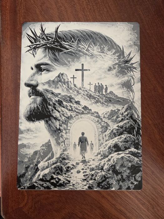Quadro Jesus 3d 166x228mm