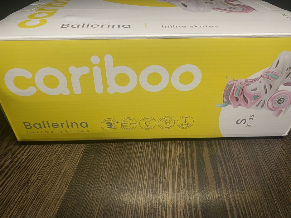 Ролики Cariboo Ballerina (pink-mint LED)