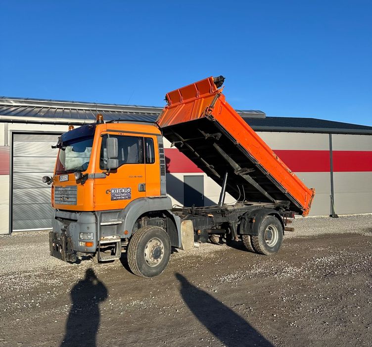 MAN TGA 18.480  MAN TGA 18 480 wywrotka 4*4