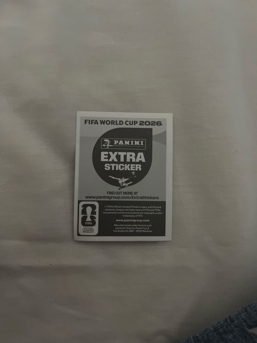 cromo MESSI extra sticker