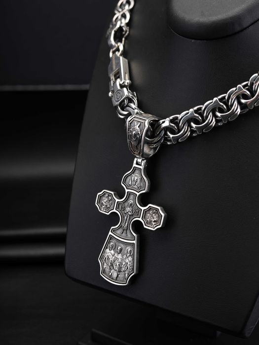 Масивний срібний хрестик 26.4 грама (артикул 04)