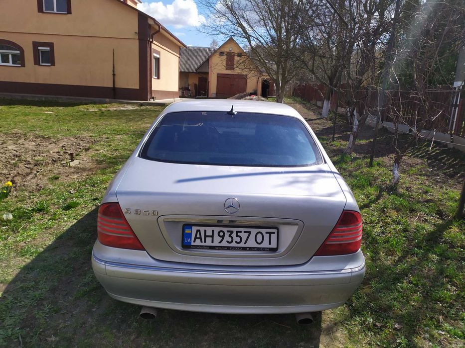 Авто Mersedes s350 w220 Long 3.7 Газ/бензин 2002 г Мерседес S класса Полтава Срочно