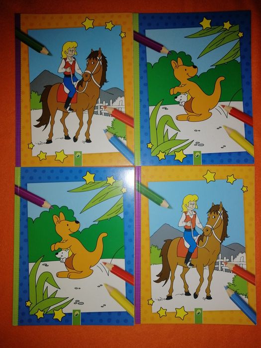 Раскраска Лошади. Раскраска в зоопарке. Розмальовки для дітей.