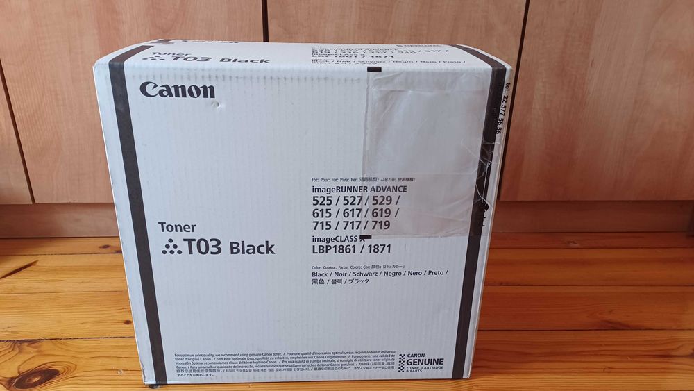 Oryginalny Toner Canon T03 Czarny 2725C001 Najtaniej