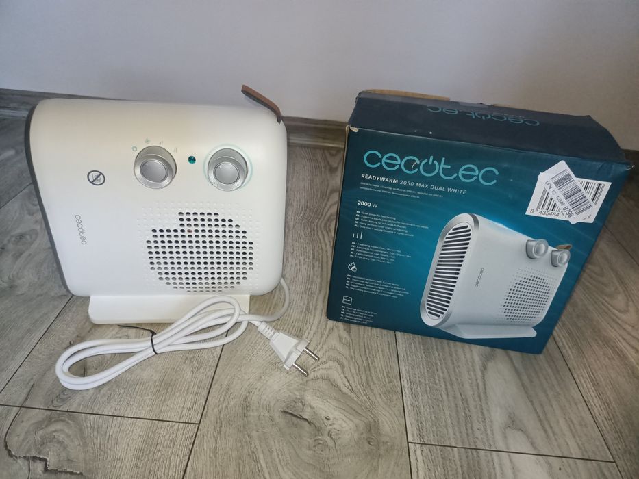 Termowentylator ReadyWarm 2050 Max Dual White. 2000 W, 2 poziomy mocy