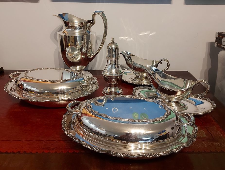 Tinteiro em casquinha Inglesa ( boa qualidade )