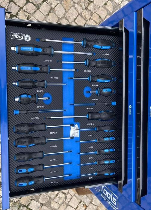 Carrinho de ferramentas 7 gavetas 6 com ferramentas