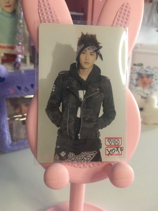 kpop photocard | exo suho xoxo (stationary set)