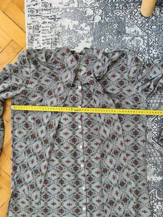 Nowa długa lejąca koszula boho z czokerem i kokardą by o la la!