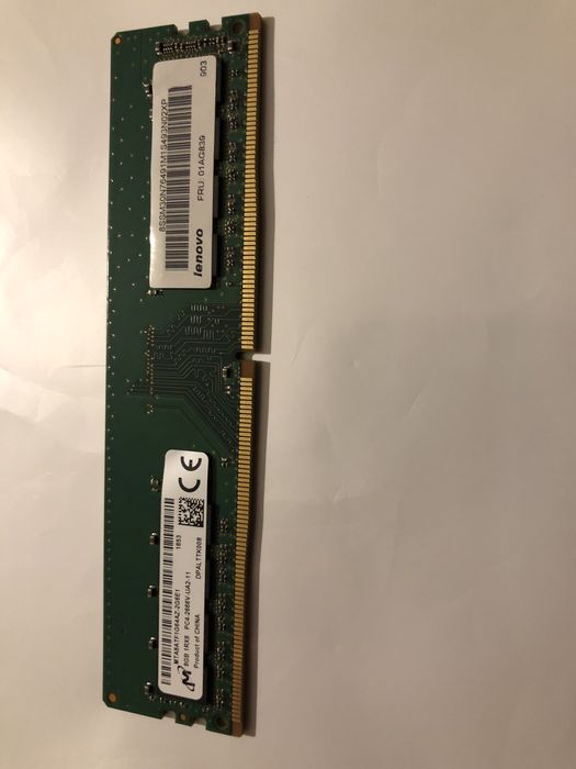 Нова оперативна память для ПК, Micron 8Gb DDR4 2666