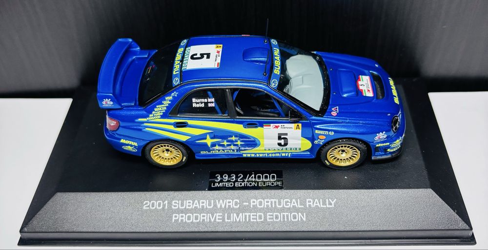 Subaru Impreza WRC 2001 - Richard Burns - Edição Limitada Prodrive