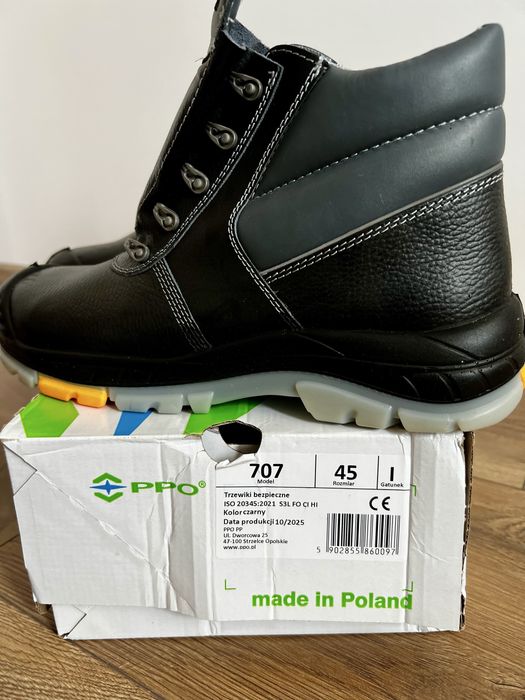 Obuwie robocze trzewiki PPO 707 rozmiar 45