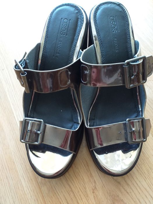 Srebrne klapki asos " 5 "