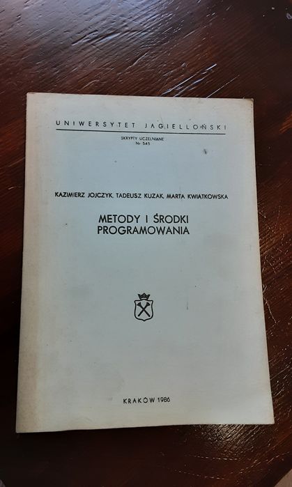 Metody i środki programowania - Jojczyk, Kuzak, Kwiatkowska