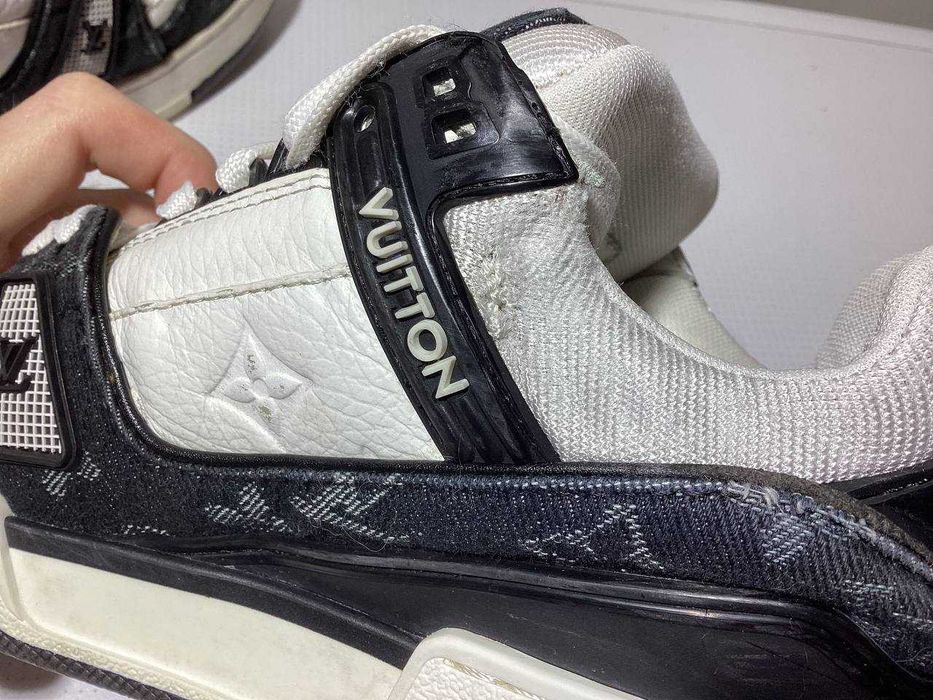 Кроссовки Louis Vuitton Denim Monogram Trainer размер 5