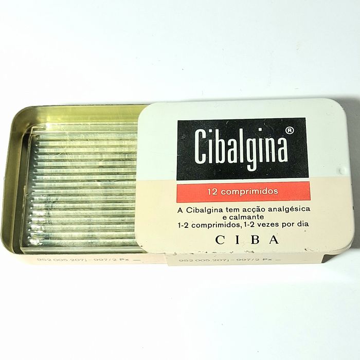 Lata antiga Cibalgina