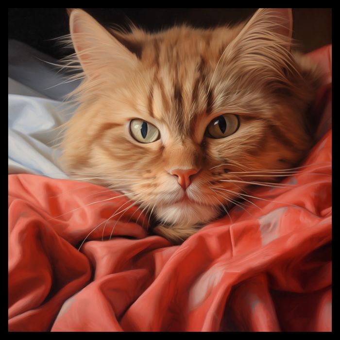 Plakat 60x60cm Mruczący Spokój