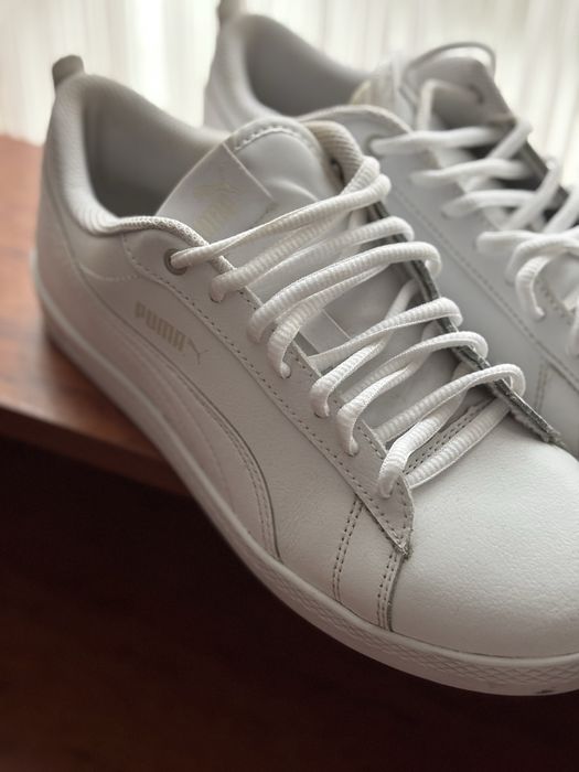 Кеди - Кросівки пума білі жіночі Puma