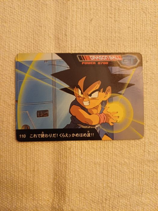 Cartas Dragon Ball GT 1997 (Japão)