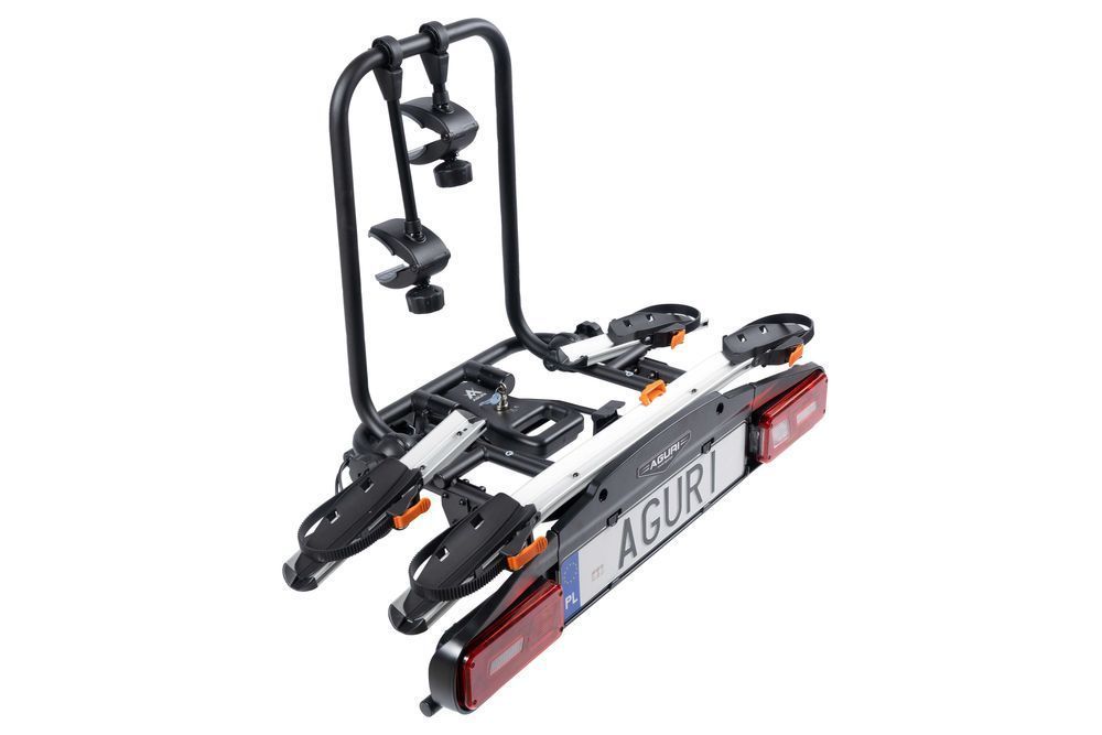 Bagażnik Platforma rowerowa hak Aguri ACTIVE BIKE PRO 2 Rowery Silver