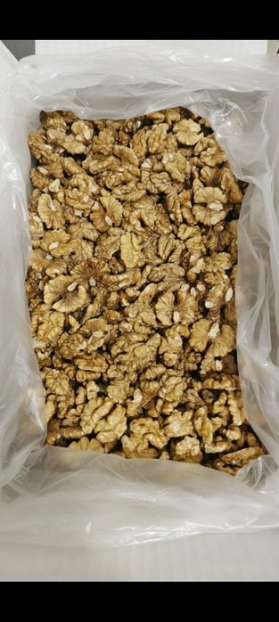 Orzechy włoskie łuskane, Łuszczone, połówki, Jasne