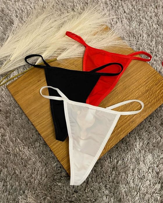 Majtki damskie z kryształkami