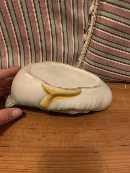 Terrina em forma de pato em ceramica portuguesa