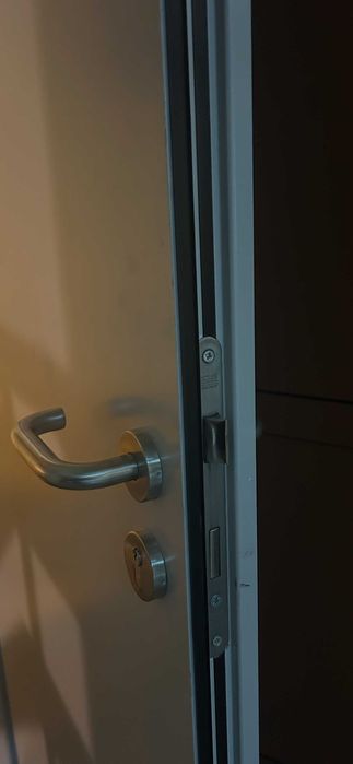 Drzw przeciwpożarowe EI 30 - dymoszczelne RAL 7047 PRAWE