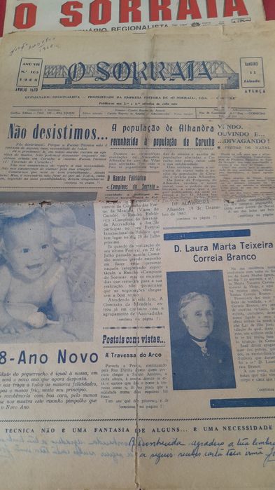 Jornais Antigos O Sorraia ( Coruche ]