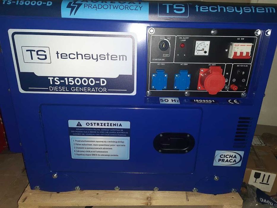 Потужний якісний дизельний генератор 7,5 кВт польського виробництва