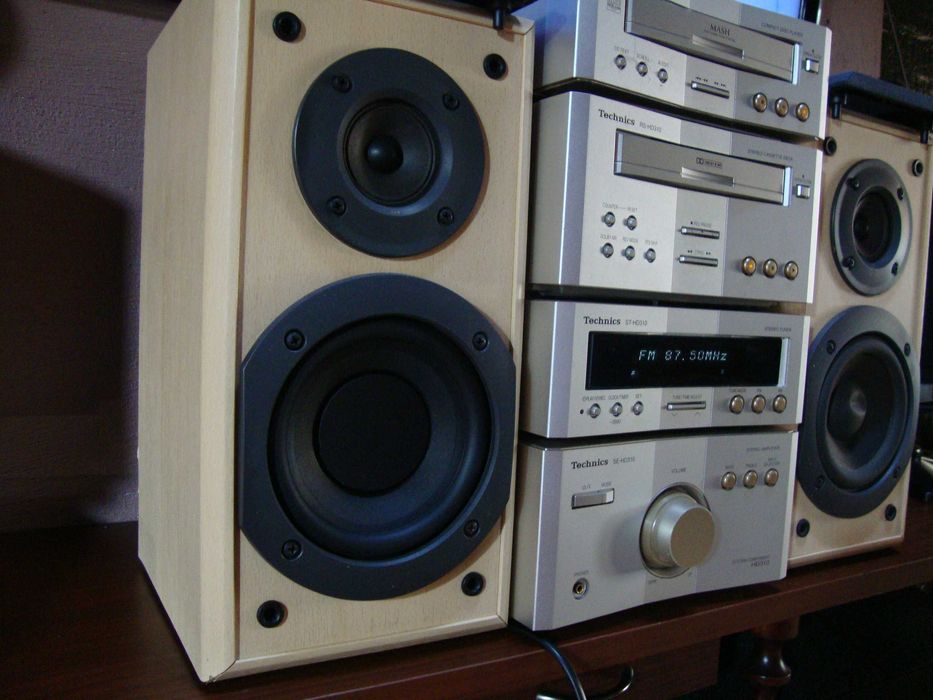 Rarytas! Technics mini-wieża_Sprawna i Piękna _ Kolumny+pilot