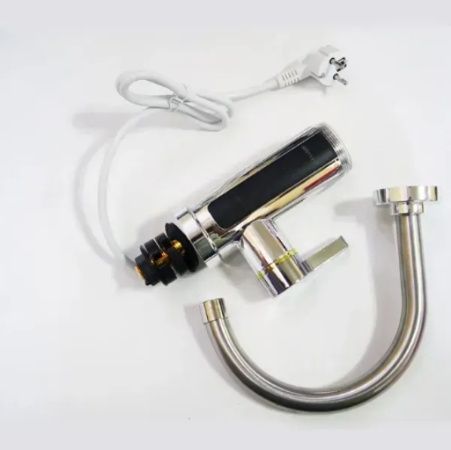 Проточный водонагреватель с дисплеем хромированный Хром 23/12