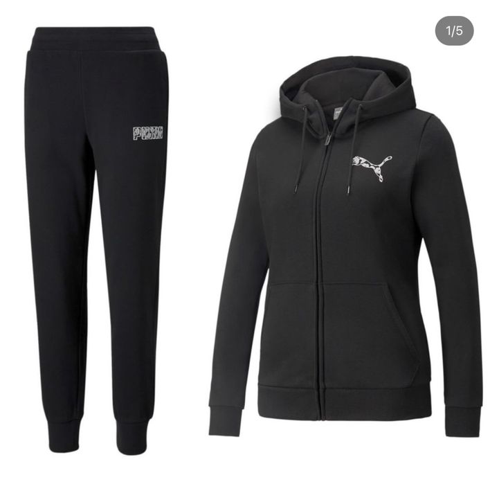 Костюм жіночий Puma на флісі, костюм женский 587217 54, 587221 54