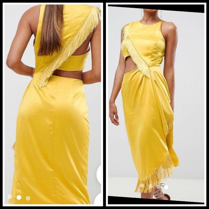 Asos koktajlowa sukienka wieczorowa l