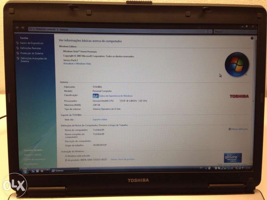 Portátil Toshiba64584554089474123