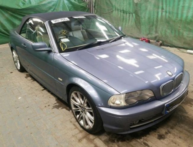 Karoseria BMW E46 STAHLBLAU Coupe Cabrio Maska Zderzak Błotnik Drzwi