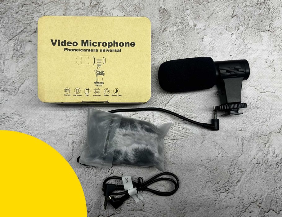 Микрофон для Iphone или камери Новый