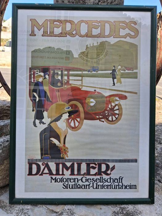 Quadro publicitário "Mercedes"
