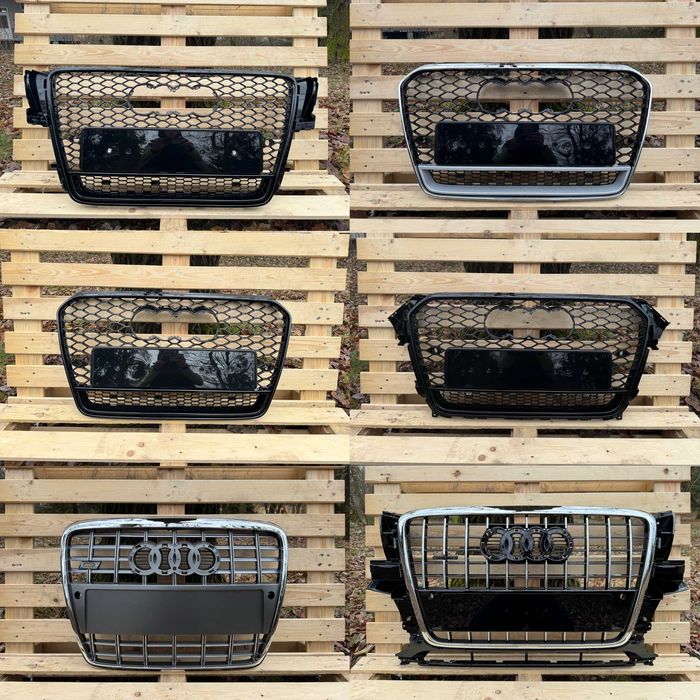 Grill Atrapa Audi A1,A3,A4,A5,A6,A7,A8,Q3,Q5,Q7,Q8,TT