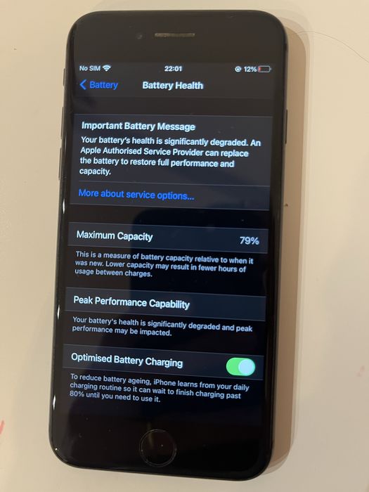 iPhone 8 – 64 GB – Preto – Funcional – Caixa incluída