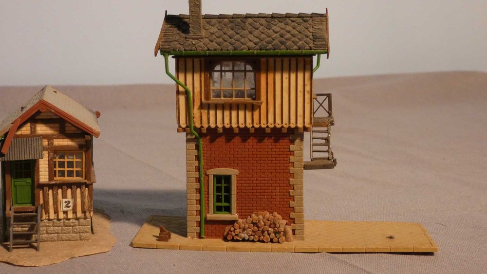 Domki na makietę  ( diorama kolejka Zeuke Piko Trix Marklin )