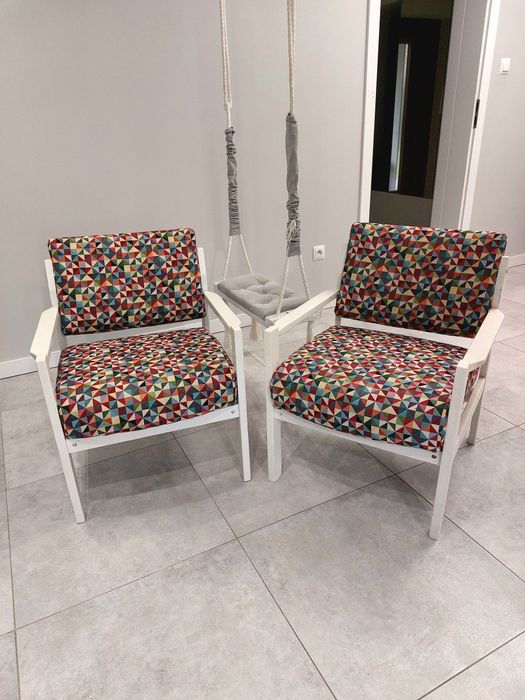 FOTEL PRL dwie sztuki